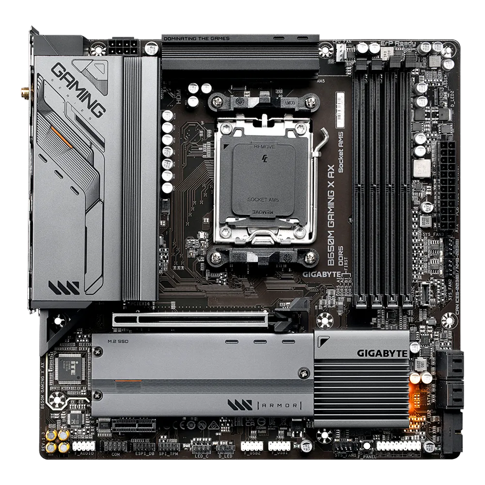 Gigabyte B650M GAMING X AX - WIFI AMD Ryzen 7000 Series Motherboard Gigabyte B650M GAMING X AX - WIFI AMD Ryzen 7000 Series Motherboard